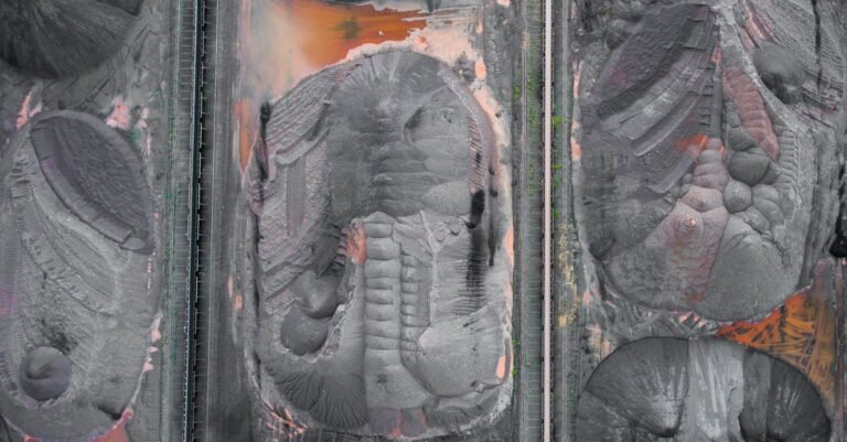 An aerial view of a stealth drone, showcasing autonomous, modular technology for air power.