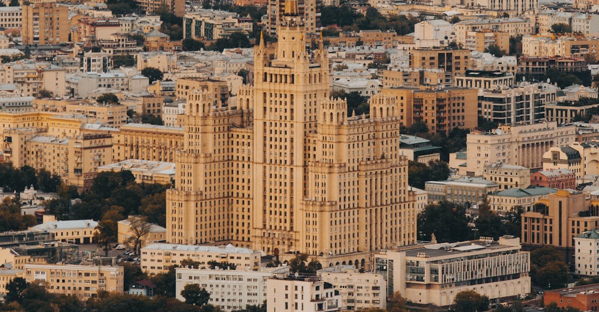 An urban drone aerial view illustrating cityscape defense technology and unmanned threats, showcasing innovation.
