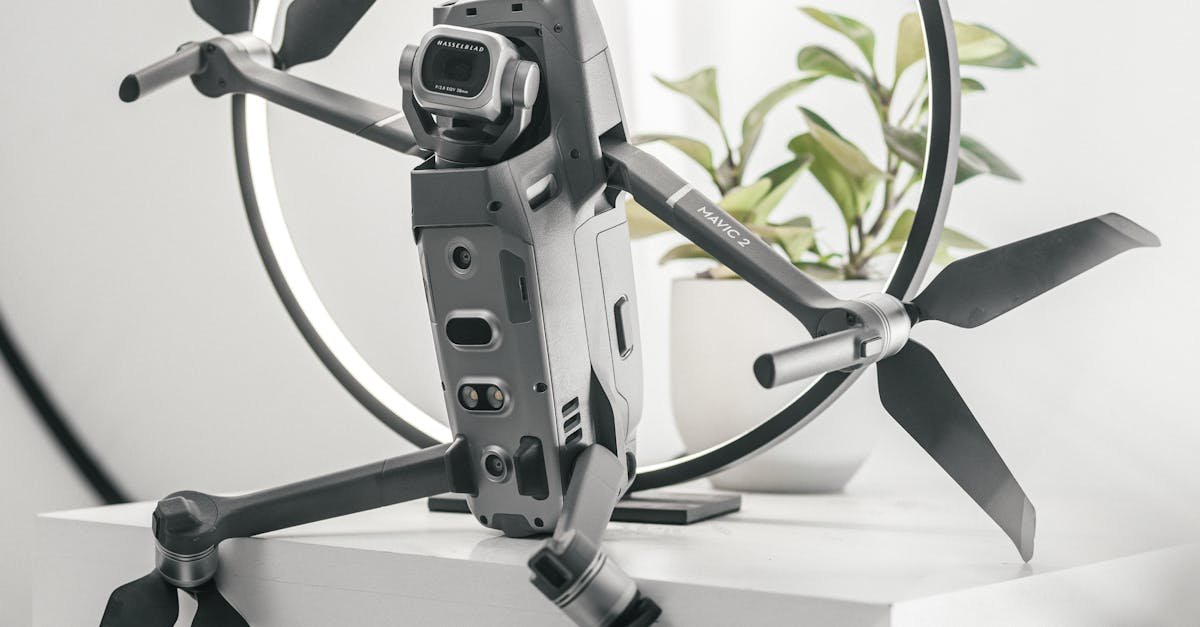 An aerial view of drone masts and portable technology for mobile drone communications.