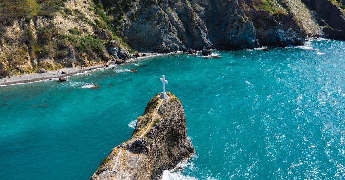 Drone in an aerial view highlighting technology and innovation in landscape and transportation.